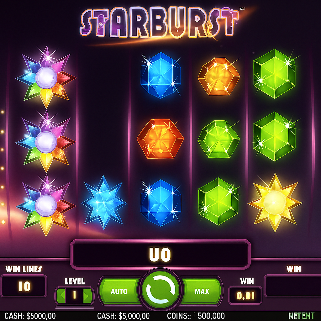 Vulkan Vegas - Starburst Slot Game